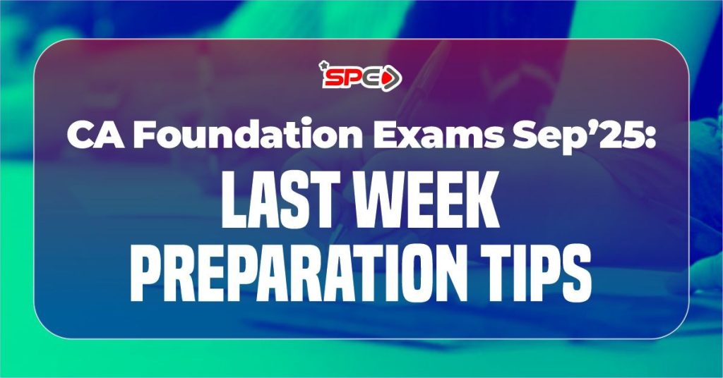 CA Foundation, CA Foundation Exams, time management, Swapnil Patni Classes, partnership accounts, depreciation, national income