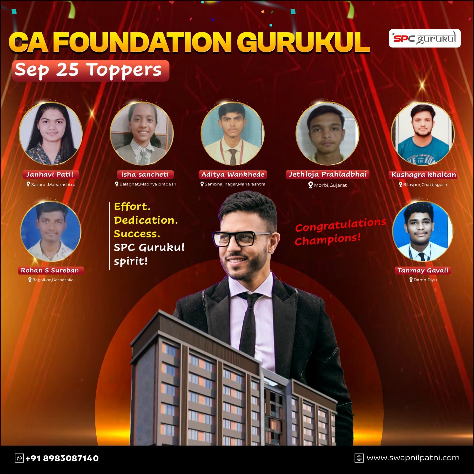 SPC ca foundation Dec   2025 topper