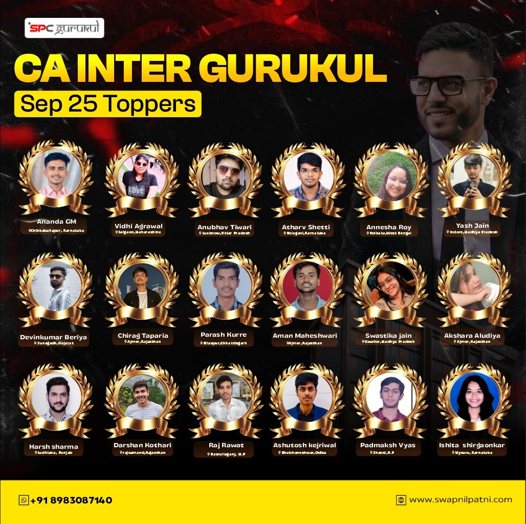 SPC ca foundation Dec   2025 topper