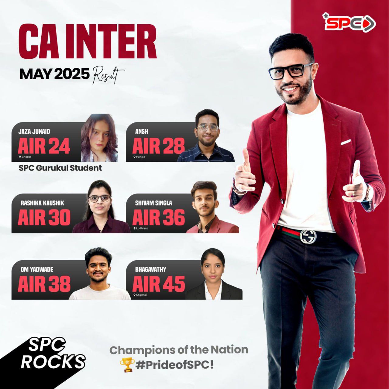 SPC ca foundation Dec   2025 topper